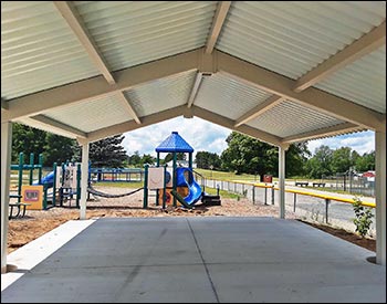 All Steel Single Roof Savannah (Rectangle) Pavilions