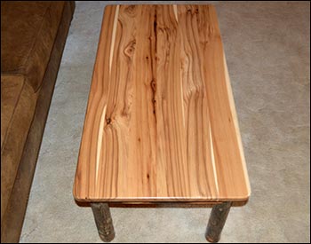 Hickory Solid Wood Coffee Table