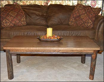 Hickory Solid Wood Coffee Table