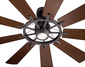 65" Aristocrat LED Outdoor Ceiling Fan