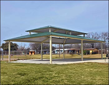 All Steel Single Roof Summerset (Rectangle) Pavilions