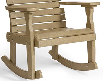 Poly Lumber Easy Rocking Chair