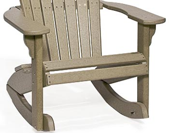 Poly Lumber Adirondack Rocker