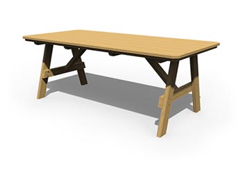 Treated Pine Picnic Table (Table Only)