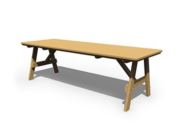 Treated Pine Picnic Table (Table Only)