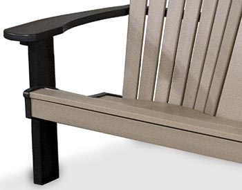 Poly Lumber 4 Adirondack Bench