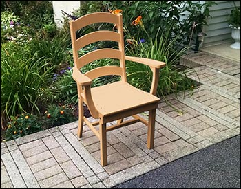 Poly Lumber Ladderback Dining Chair