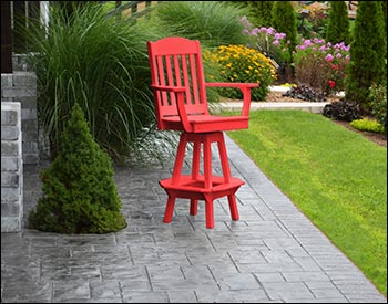 Poly Lumber Classic Swivel Bar Chair