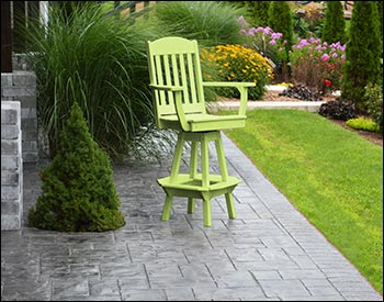 Poly Lumber Classic Swivel Bar Chair