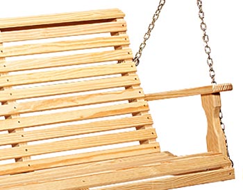 Treated Pine Rollback Porch Swing
