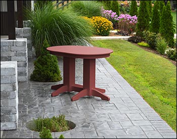 Poly Lumber Oval Dining Table