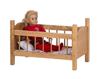 Maple Small Doll Crib