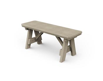 Poly Lumber Dining Bench