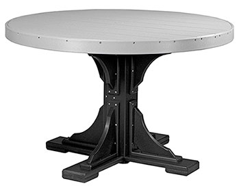 4' Poly Lumber Round Table