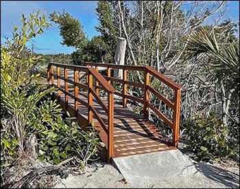 Triple Rail Pedestrian Trail Bridge