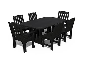 Poly Lumber 7 Pc. English Garden Dining Set