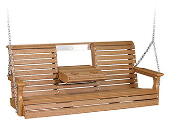 5' Poly Lumber Natural Finish Traditional Swing