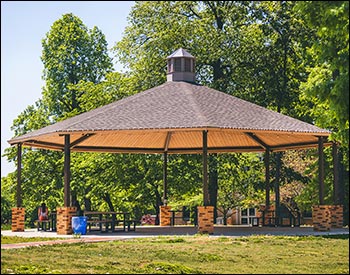 Steel Frame Single Roof Santa Fe (Octagon) Pavilions