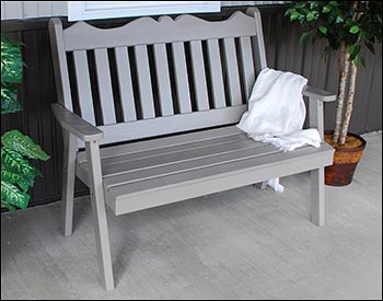 Southern Yellow Pine Royal English Garden Bench