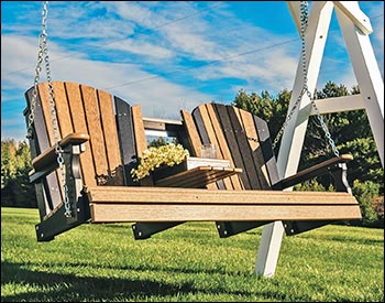 5 Poly Lumber Adirondack Swing 