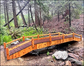 Single Rail Pedestrian Trail Bridge