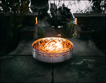 Stainless Steel Tide Fire Pit