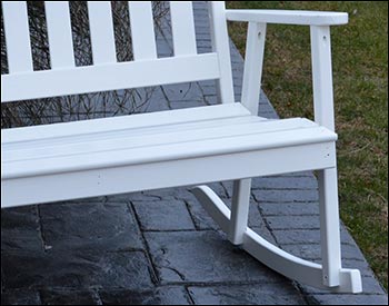 Southern Yellow Pine Double Classic Porch Rocker