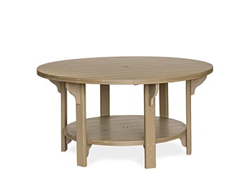 Poly Lumber 7 Pc. Round Dining Set