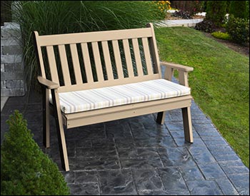 Poly Lumber Traditional English Garden Bench