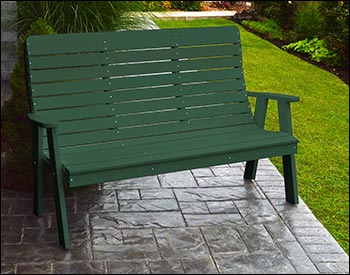 Poly Lumber Winston Garden Bench