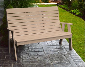 Poly Lumber Winston Garden Bench