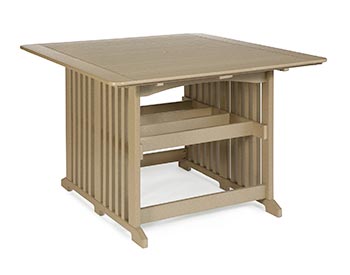 Poly Lumber 9 Pc. Square Dining Set