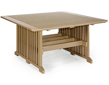 Poly Lumber 60" Square Table