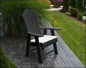 Poly Lumber Upright Adirondack Chair