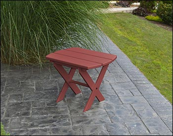 Poly Lumber Folding End Table