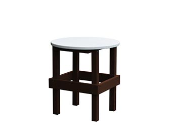 Poly Lumber Round Side Table