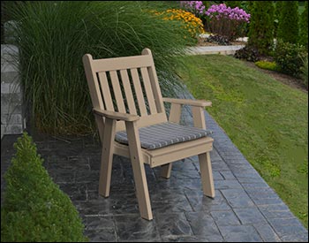 Poly Lumber Traditional English Patio Chair