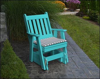 Poly Lumber Traditional English Glider Chair