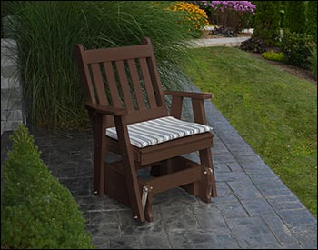 Poly Lumber Traditional English Glider Chair