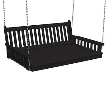 Poly Lumber Traditional English Swingbed