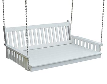 Poly Lumber Traditional English Swingbed