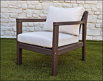Poly Lumber Bayside Breeze Deep Seat Arm Chair