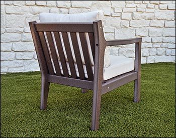 Poly Lumber Bayside Breeze Deep Seat Arm Chair