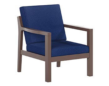 Poly Lumber Bayside Breeze Deep Seat Arm Chair