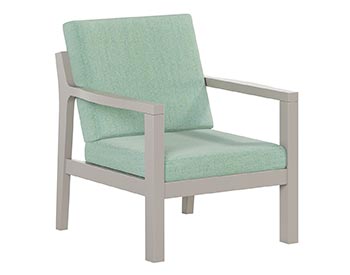 Poly Lumber Bayside Breeze Deep Seat Arm Chair