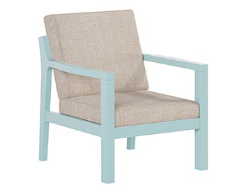 Poly Lumber Bayside Breeze Deep Seat Arm Chair