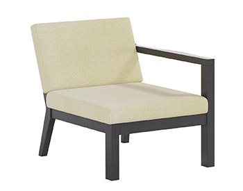 Poly Lumber Bayside Breeze Deep Seat Left Chair