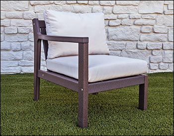 Poly Lumber Bayside Breeze Deep Seat Right Chair