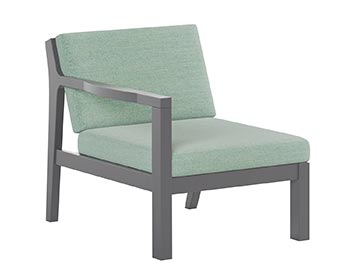 Poly Lumber Bayside Breeze Deep Seat Right Chair
