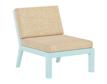 Poly Lumber Bayside Breeze Deep Seat Center Chair